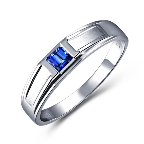 Natural Royal platinum ring